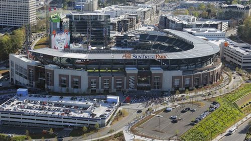File Photo: View of SunTrust Park looking west, with Battery Park in the background.  BOB ANDRES /BANDRES@AJC.COM