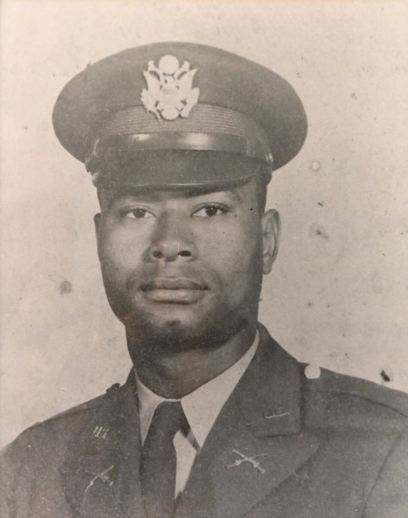 (**FAMILY PHOTOGRAPH PROVIDED BY Daniel Boatwright ) Photo of Daniel Boatwright. Daniel Boatwright is one of oldest surviving members of the 555th paramilitary infantry division, also known as the Triple Nickles.