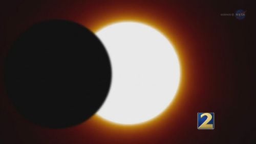 Fayette County students will be able to view the Aug. 21 eclipse from school if their parents consent. Courtesy WSB