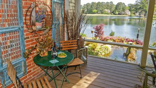 Atlanta has proportionally more expensive homes listed for sale than the national average. Here’s a home looking out onto a lake at the Country Club of Roswell. (Christopher Oquendo www.ophotography.com)