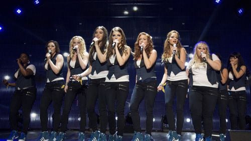 May 15: "Pitch Perfect 2" reunites the Barden Bellas (Anna Kendrick, Rebel Wilson, Brittany Snow) and picks up a new addition (Hailee Steinfeld). (Photo courtesy Universal Pictures/TNS)