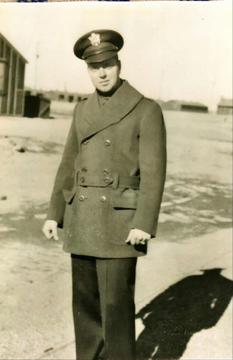 Frank Murphy during his time serving in the 100th Bomb Group of the Eighth Air Force.