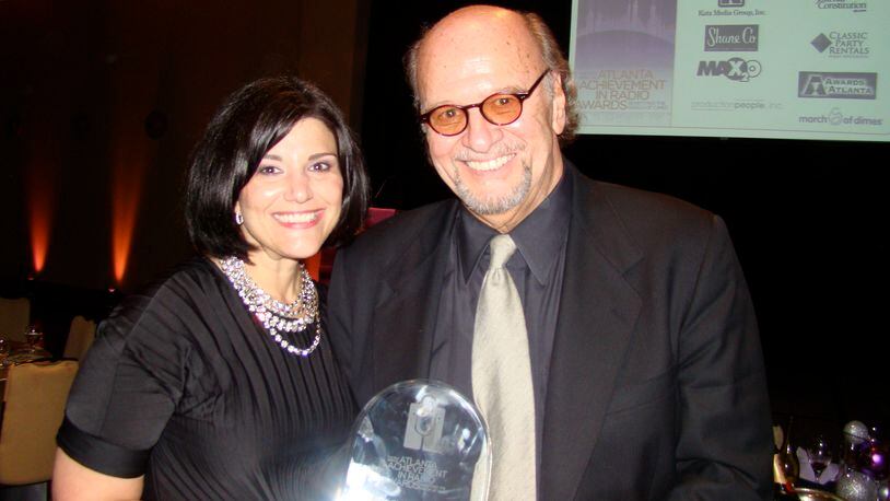 Norm Schrutt with Mara Davis, one of his former clients, in 2008.