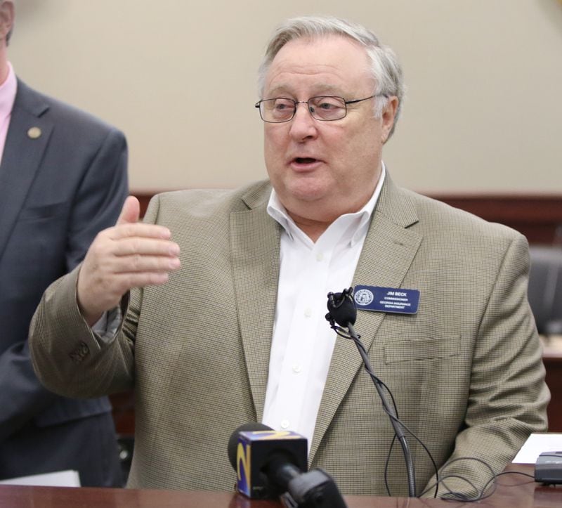 Former Georgia Insurance Commissioner Jim Beck has lost a federal appeal of his 2021 conviction on 37 counts of fraud and money laundering. (Emily Haney / The Atlanta Journal-Constitution)