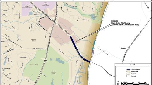 A project to widen State Bridge Road is under way in Johns Creek, and the city has approved an agreement with Fulton County to be reimbursed the costs of moving a county water line between Camden Way and the Chattahoochee River. CITY OF JOHNS CREEK