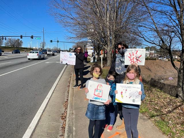DeKalb residents rally against school reopening plans