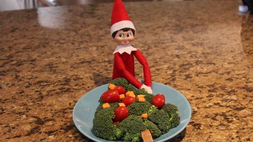 If mom and dad are having trouble getting the kiddos to eat broccoli, maybe the Elf on the Shelf can help? CONTRIBUTED BY CHILDREN’S HEALTHCARE OF ATLANTA / PHOTO BY NATALIE DUGGAN
