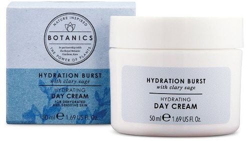 Botanics is a beauty brand that uses the power of plants to create effective, affordable skincare. Hydration Burst, one of seven ranges developed with the Royal Botanic Gardens, Kew in the UK to target a specific skin concern, is designed for the driest of skins.