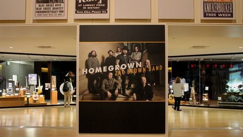 The Zac Brown Band exhibit at the Country Music Hall of Fame in Nashville will be up until summer 2017. Photo: Melissa Ruggieri/AJC