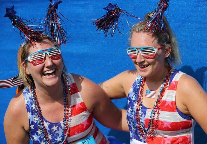 Photos: Patriotism at the AJC Peachtree Road Race