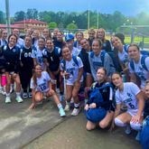 Oconee County's girls soccer team, the defending Class 3A champion and current No. 1-ranked team, is 12-1-4 after a 1-1 tie at Class 4A No. 10 Loganville on April 9, 2024.