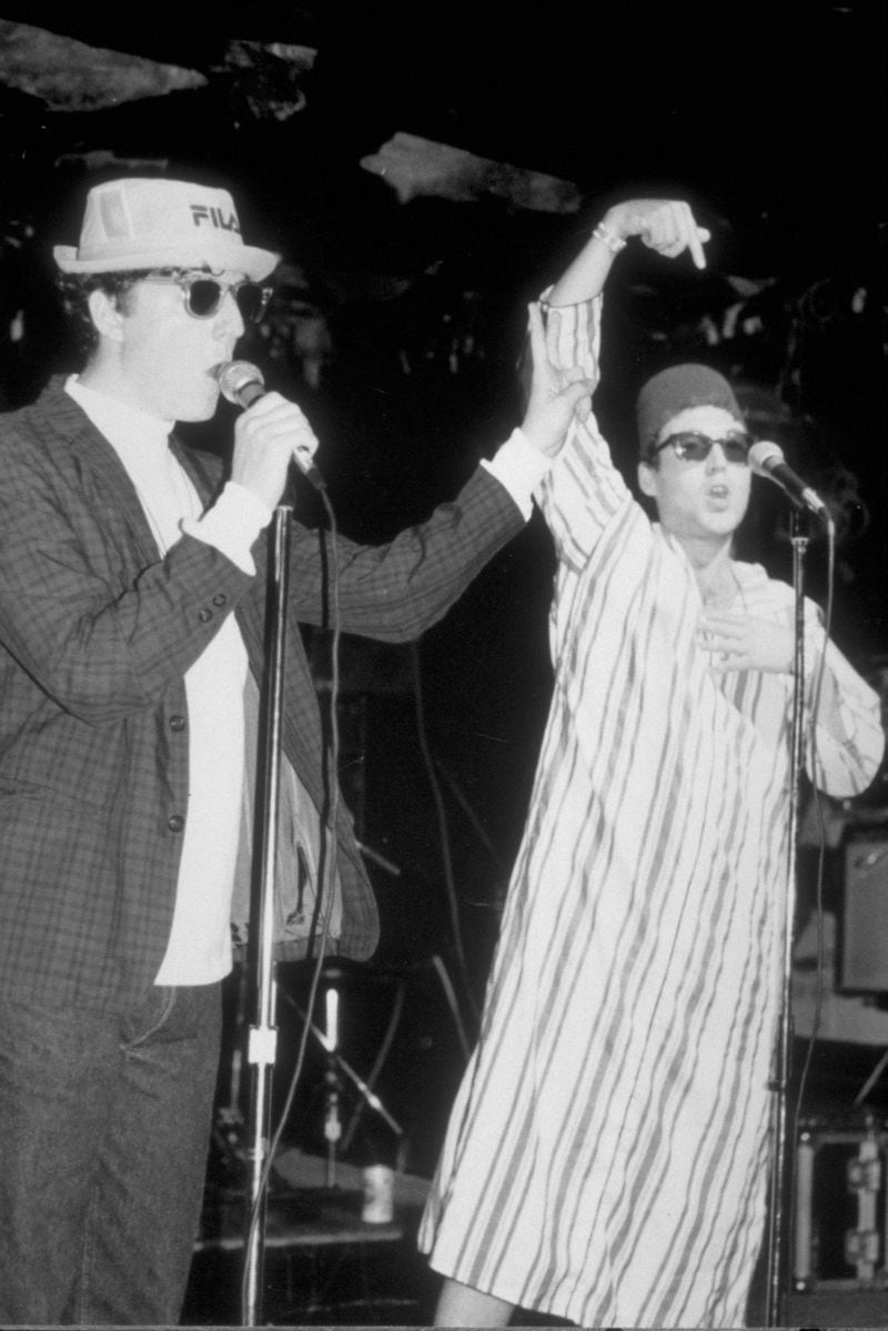 During the 1980s, Clay Harper (right) and Mike Freeman were part of a rap duo called Def Mute. Harper performed under the name MC YT; Freeman was Rock D. CONTRIBUTED BY STEVE MAY