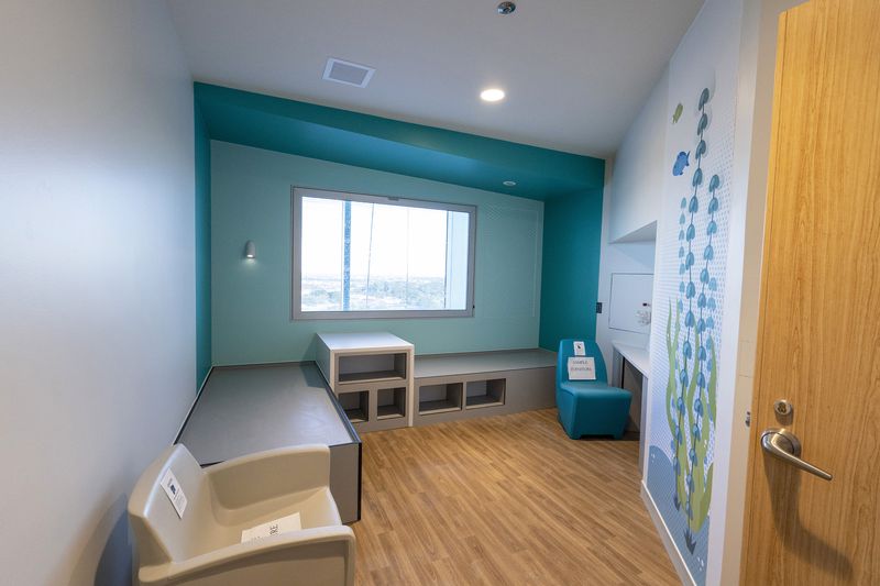 The new Children’s Hospital of The King’s Daughters in Norfolk, Va., features an innovative, color- and light-filled environment. The hospital will eventually include 60 inpatient psychiatric beds, along with primary care pediatrics, sports medicine, outpatient mental health services, and support services. (Contributed)