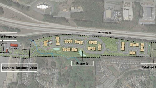 A 315-unit apartment complex will be constructed on Cherokee Street next to Interstate 75 in Acworth.