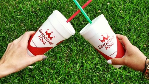 Get a free smoothie from Smoothie King today. HANDOUT / Snackbox.