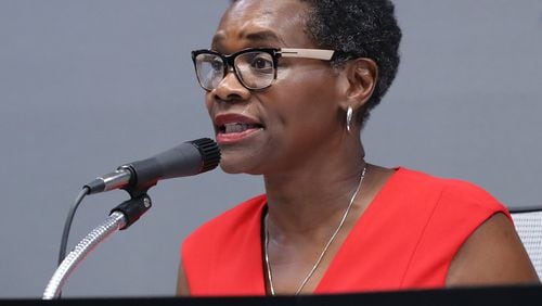 Fairburn Mayor Elizabeth Carr-Hurst has come under fire for requiring city employees to come to work during the coronavirus pandemic. CURTIS COMPTON/CCOMPTON@AJC.COM