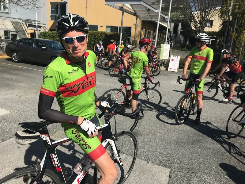 Jack Honderd, who leads a midday group bike ride that leaves from East Decatur Station, will be among the Atlanta cyclists participating in the VeloCity charity ride May 4, a fundraiser for Grady Memorial Hospital. BO EMERSON / BEMERSON@AJC.COM