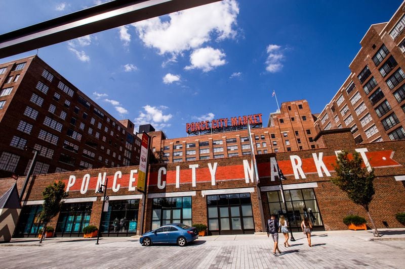 Ponce City Market is filled with shopping options including Rye 21, Candlefish, Citizen Supply, Anthropologie and dozens of other retailers. Shop are alongside coffee shops, indoor and outdoor dining and common areas for taking a break. JENNI GIRTMAN/ATLANTA EVENT PHOTOGRAPHY