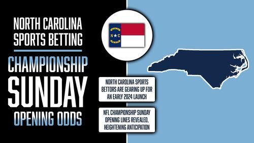 North Carolina sports betting, NFL Championship Sunday odds