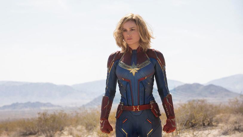 Brie Larson stars in “Captain Marvel.” Chuck Zlotnick /Marvel Studios