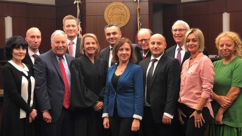 Representatives from the country of Georgia recently came to shadow Cobb County judges.