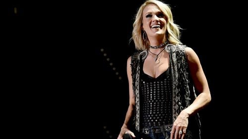 NASHVILLE, TN - JUNE 10: Singer Carrie Underwood performs onstage during 2016 CMA Festival - Day 2 at Nissan Stadium on June 10, 2016 in Nashville, Tennessee. (Photo by Rick Diamond/Getty Images)