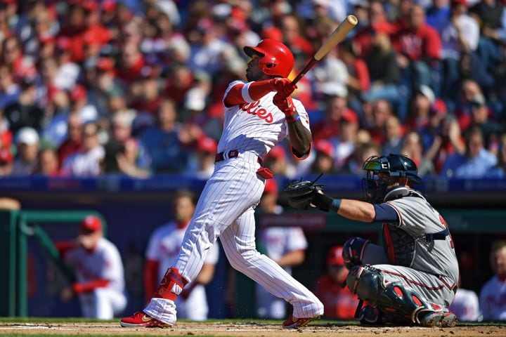 Photos: Braves play the Phillies on Opening Day