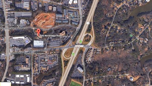 Sandy Springs has awarded a $348,282 contract to upgrade the landscaping around the Eva Cohn Galambos Memorial Interchange at Ga. 400 and Northridge Road. GOOGLE MAPS