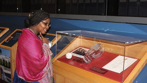 Silindile Buthelezi of South Africa toured The Carter Center this summer as one of the Mandela Fellows at Georgia State. The program included field trips to destinations around the metro area and meetings with state and local officials.