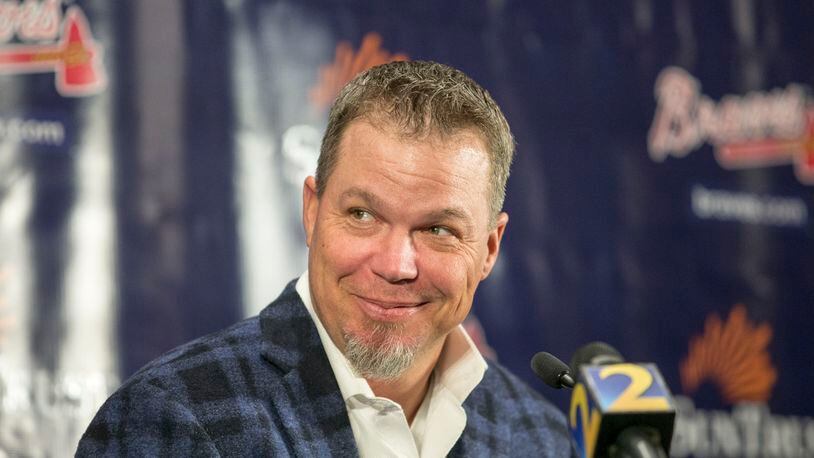 The great Chipper Jones on his night of nights.