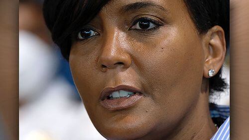 During a press conference Thursday, Atlanta Mayor Keisha Lance Bottoms said that her working relationship with Gov. Brian Kemp is now "productive." It was strained earlier this year over their differing approaches to the coronavirus pandemic, including her mask mandate for the city.