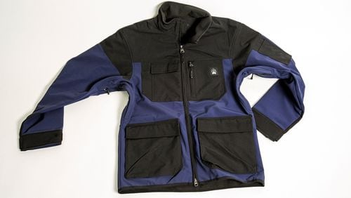 The Duluth Trading Company Alaskan Hardgear Force Nine Jacket has comfortable soft-shell waterproof exterior. (Mike Siegel/Seattle Times/TNS)