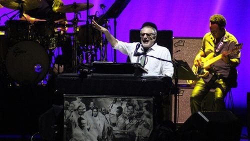 Donald Fagen of Steely Dan performed at Ameris Bank Amphitheatre in Alpharetta in June 2018. Steely Dan has a tour with Steve Winwood expected to play Chastain June 19, 2020. Photo: Melissa Ruggieri/Atlanta Journal-Constitution