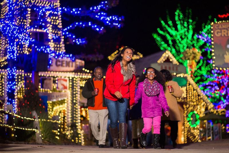 Holiday-themed live shows, a light-infused Christmas train ride and more sweeten this year’s version of Stone Mountain Park Christmas. CONTRIBUTED BY STONE MOUNTAIN PARK