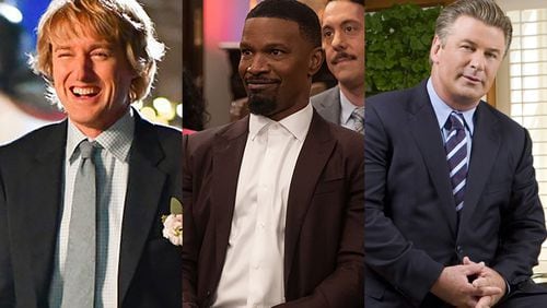 Films starring Owen Wilson, Jamie Foxx and Alec Baldwin, respectively, are shooting in Georgia in May, 2021. PUBLICIITY PHOTOS