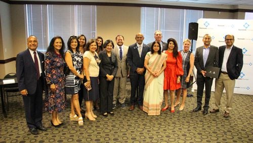 The Gwinnett Chamber of Commerce and the Georgia Indo-American Chamber of Commerce recently signed a partnership agreement to collaborate and promote business opportunities between India and Gwinnett. (Courtesy Gwinnett Chamber)
