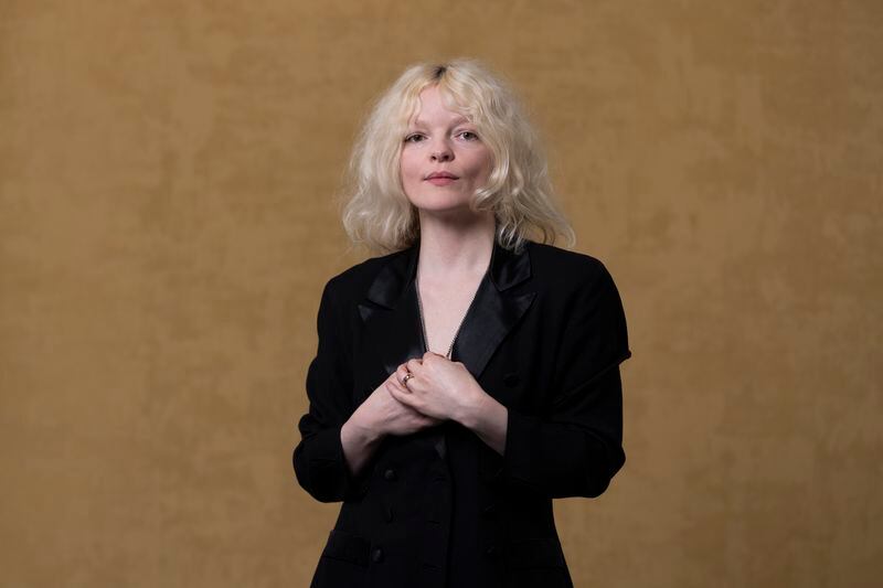 Jessica Pratt poses for a portrait in Los Angeles, Friday, April 26, 2024, to promote the album “Here in the Pitch." (AP Photo/Jae C. Hong)