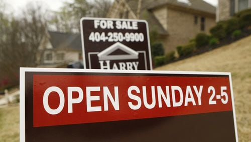 Some first-time homebuyers worry as the price of entry-level homes shoots up faster than raises. Here, an open house in Mableton. (Curtis Compton ccompton@ajc.com)