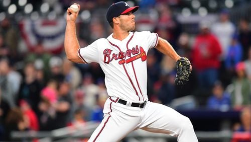 The Braves designated for assignment the contract of reliever Josh Ravin on Saturday, a move made not based on performance but the team’s desire to have a fresh reliever capable of pitching multiple innings Saturday if needed. (Photo by Scott Cunningham/Getty Images)