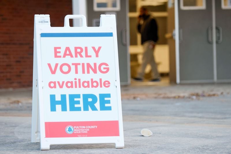 Early voting in Georgia ends on Friday.