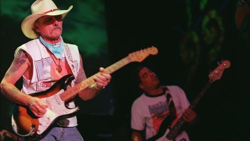 Dickey Betts with the Allman Brothers Band at Lakewood Amphitheatre on Sept. 4, 1999. Betts has died at age 80. (SPARK ST. JUDE/SPECIAL)
