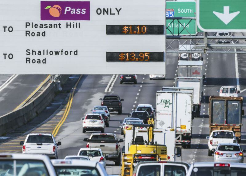 The State Road and Tollway has eliminated the maximum tolls on Georgia express lanes as it standardizes toll rates.