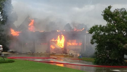 A home in Dacula was destroyed in a fire on July 4.