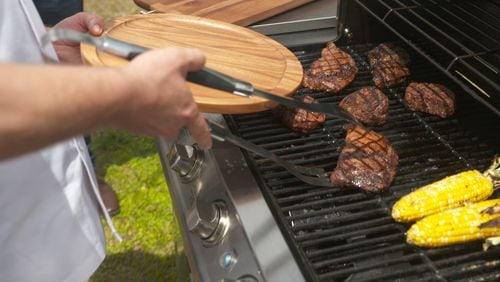 Make sure to clean your grill before using it. Not sure how? The experts at Longhorn Steakhouse recommend spraying the hot grill with cooking oil and then using tongs to clean the grate with a rolled towel dipped oil. Contributed by Longhorn Steakhouse