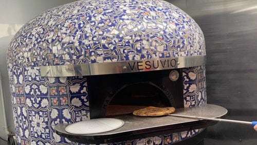 Vesuvio has a Manna pizza oven imported from Naples.