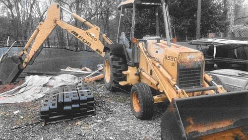 Roswell will trade-in this 1994 Ford Tractor "Backhoe" for a new piece of heavy equipment. (Courtesy City of Roswell)