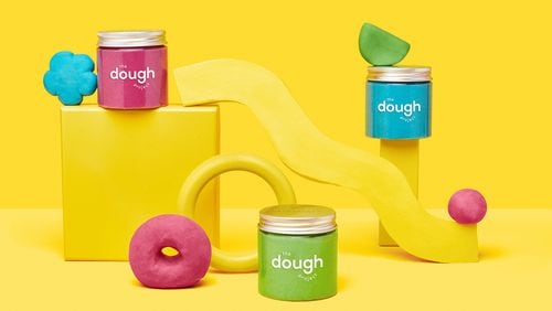 Kids can get creative with all-natural plant-based colorful jars of dough.
Courtesy of The Dough Project