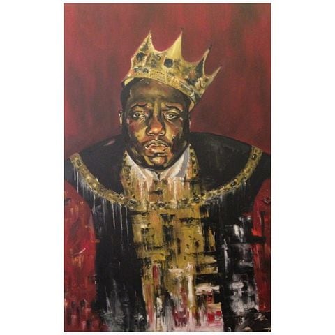 "VIII," a portrait of Notorious B.I.G.