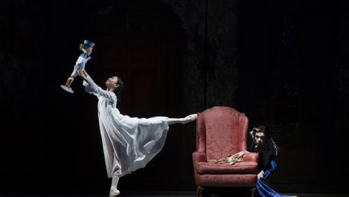 Remi Nakano and Nikolas Gaifullin appear in the Atlanta Ballet's newest version of "The Nutcracker," with choreography by  Yuri Possokhov. CONTRIBUTED:  GENE SCHIAVONE/ATLANTA BALLET