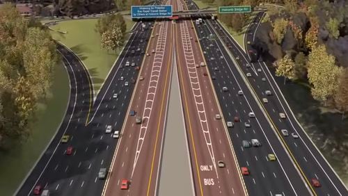 Residents in the Grimes Bridge Road neighborhood say they are concerned about increased traffic and want the new interchange removed from project designs. Courtesy Georgia Department of Transportation